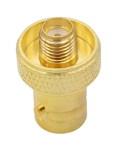 Adaptador Coaxial SMA Femenino a BNC Femenino - Paquete de 6