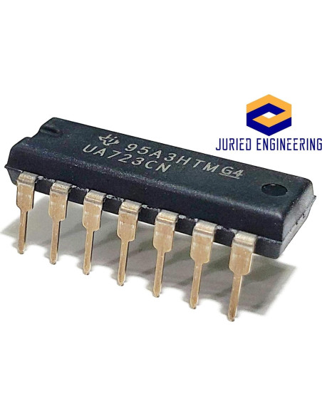 Regulador de Voltaje Ajustable UA723CN STMicroelectronics 2-37V