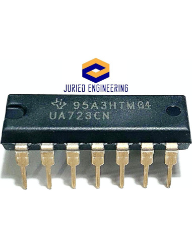 Regulador de Voltaje Ajustable UA723CN STMicroelectronics 2-37V