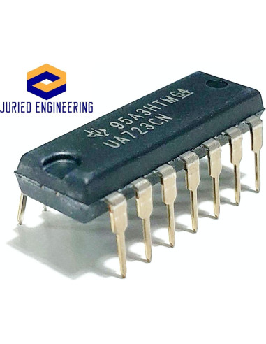 Regulador de Voltaje Ajustable UA723CN STMicroelectronics 2-37V