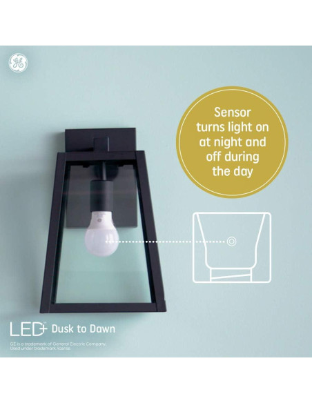 Bombilla LED GE Dusk to Dawn A19 8.5W 800 Lúmenes Exterior