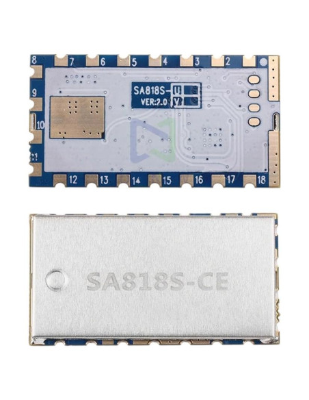 Módulo Transceptor de Voz Sa818S 1W Inalámbrico 400-470MHz