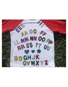 Letras de Brillo TeeWin 3.18 cm Vinilo Transferencia Calor