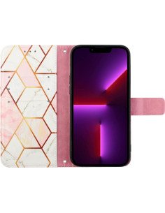 Funda de Cuero PU con Soporte Plegable para Realme P3 5G 2