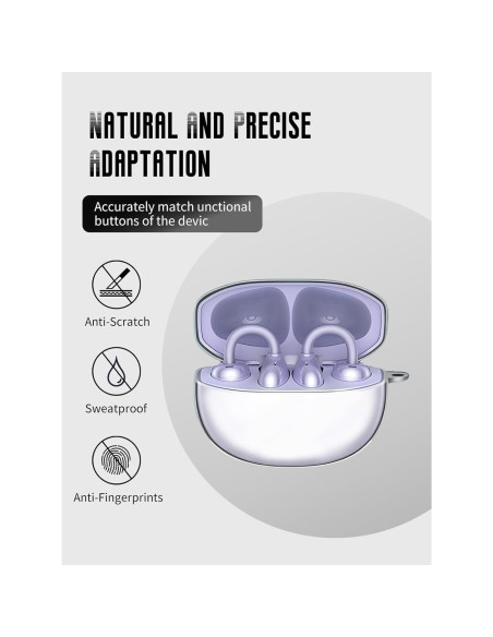 Funda Transparente TPU para Auriculares Honor FreeClip 2