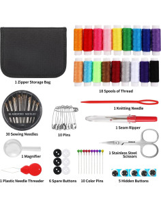 Kit de Costura Marcoon 85pcs con Tijeras y Accesorios 2