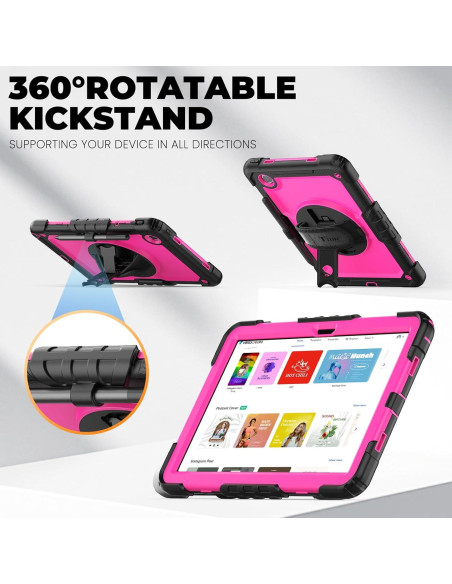 Funda para Lenovo Tab M11 Timecity Rosa 11 Pulgadas con Soporte