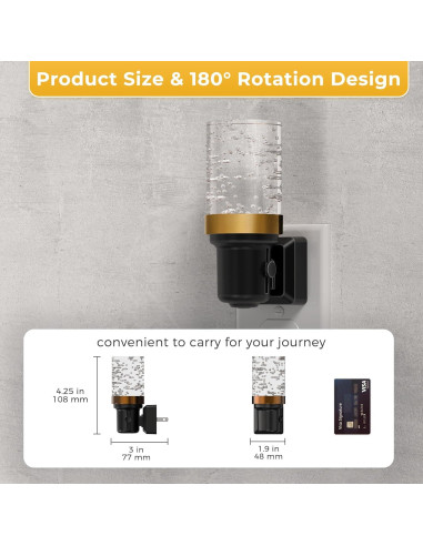 Luz Nocturna LED Regulable LOHAS 2 Paquete RGB con Sensor