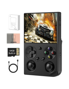 Consola de Juegos Portátil GiipGoop RG35XXPro 64GB Retro