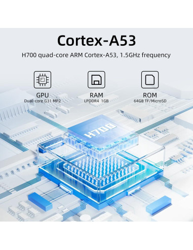 Consola de Juegos Portátil GiipGoop RG35XXPro 64GB Retro