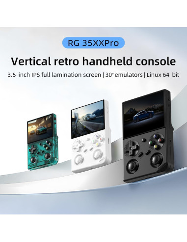 Consola de Juegos Portátil GiipGoop RG35XXPro 64GB Retro