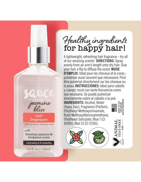 Fragancia para el Cabello Sauce Beauty Jasmine Bliss 147 g UV