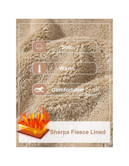 Sudadera Forrada de Sherpa para Hombre MAGCOMSEN Roja Mediana