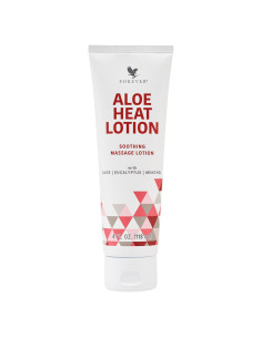 Loción de Aloe Caliente Forever Living 118 ml con Mentol