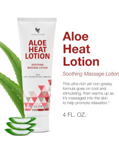 Loción de Aloe Caliente Forever Living 118 ml con Mentol 2