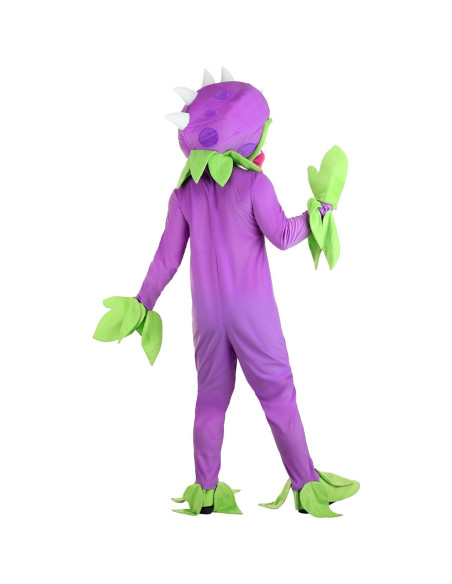 Disfraz Chomper Plantas Vs Zombies Adulto Morado con Máscara
