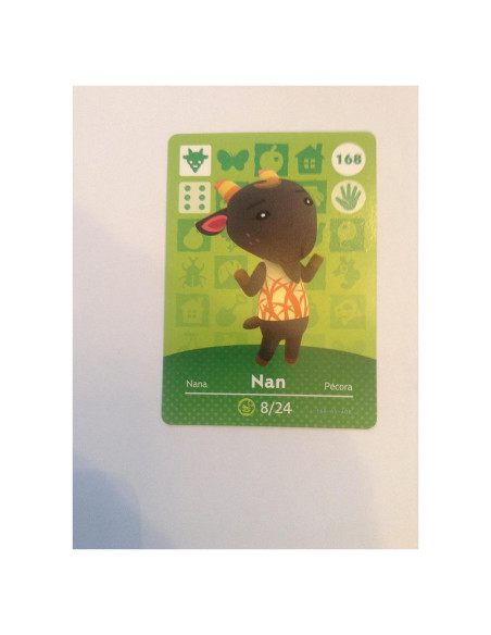 Tarjeta Amiibo Nintendo Animal Crossing 168/200 Serie 2