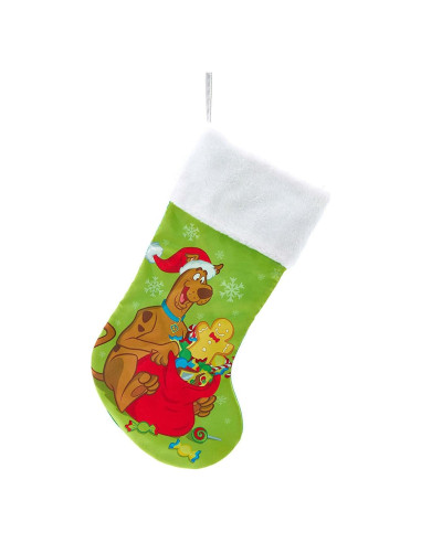 Calcetín de Navidad Scooby-Doo! - Oficial Warner Bros - 48 cm