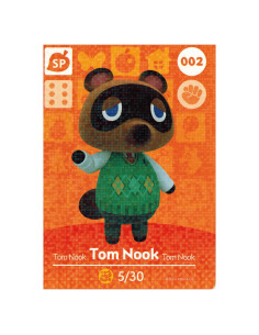 Amiibo Tom Nook 002/100 Nintendo Animal Crossing 9.4x7.9cm