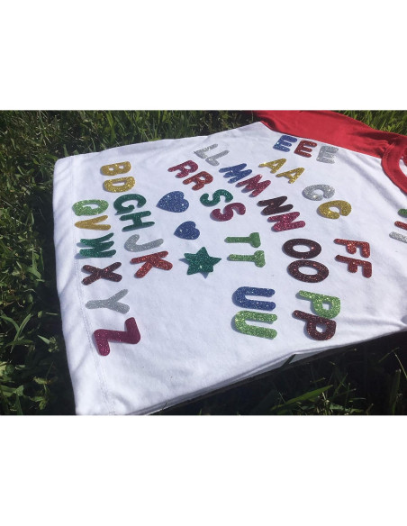 Letras de Brillo TeeWin 3.18 cm Vinilo Transferencia Calor