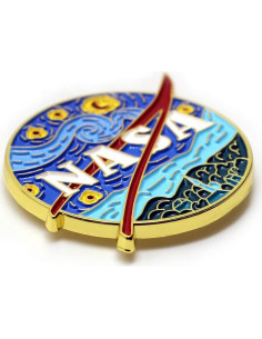 Pin de Esmalte Duro NASA Estrellado 3 cm - Regalo Unisex 2