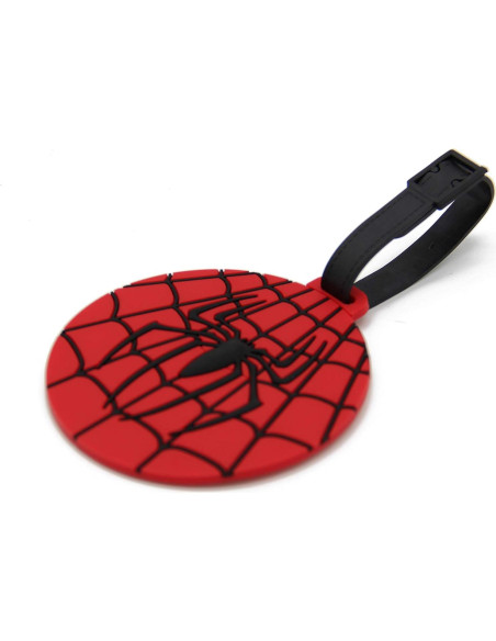 Etiqueta de Equipaje Caricatura Ajustable Goma 7.6x10.2cm