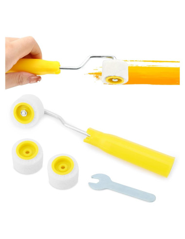 Set de Rodillos Mini y Pincel Velarionna para Pintura de Precisión