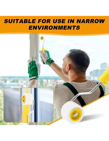 Set de Rodillos Mini y Pincel Velarionna para Pintura de Precisión