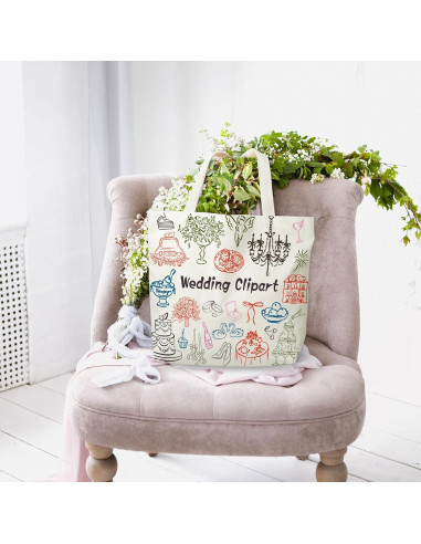 Bolsa de Lona Estilo Minimalista TCHOND 42x34.8cm