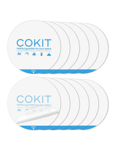 Pads de Pegamento COKIT para Trampas de Insectos 12 Unidades 10.9 cm