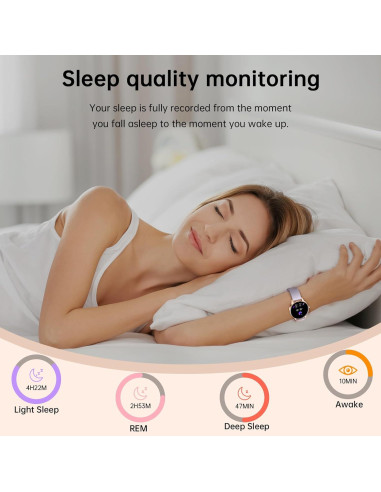 Reloj Inteligente Lefitus Oro Rosa 1.27" HD Fitness IP68