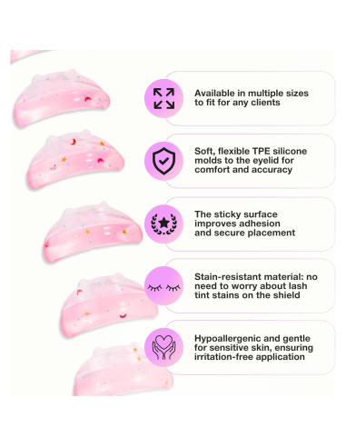Elevadores de Pestañas Curacoro 14 Piezas Silicona Reutilizables