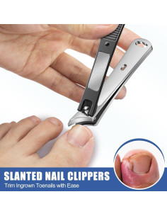 Set de Cortauñas FUMAX 5 en 1 para Uñas Gruesas y Encarnadas 2