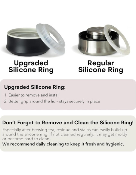 Botella de Té Xaeiglas 400ml con Infusor Acero Inoxidable