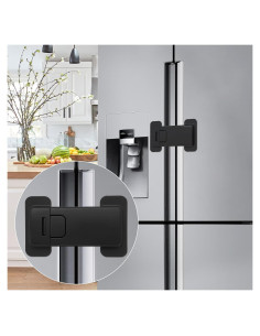 Candado de Seguridad para Refrigerador Uhimooi Negro 1 Unidad