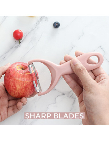 Conjunto de Peladores de Verduras Social Chef 2 Piezas Acero Inoxidable