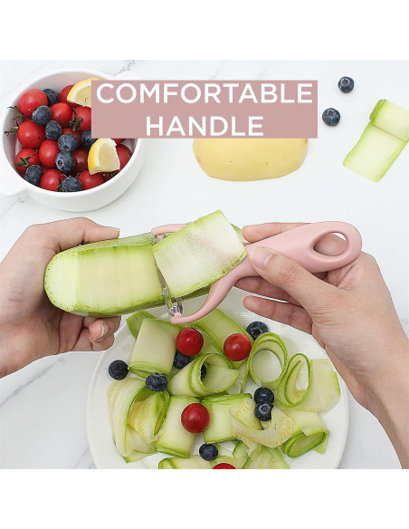 Conjunto de Peladores de Verduras Social Chef 2 Piezas Acero Inoxidable