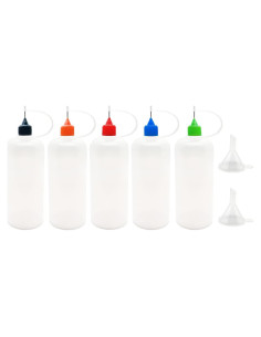 5 Botellas Aplicadoras de Punta de Precisión MYYZMY 120ml