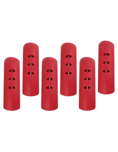 Cubiertas de Mango de Silicona Tofficu 6 Piezas Antideslizantes