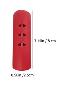 Cubiertas de Mango de Silicona Tofficu 6 Piezas Antideslizantes 2