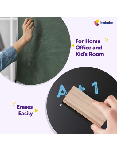 Borrador de Pizarra Kedudes 2 Paquete 12.45 cm Fieltro Premium