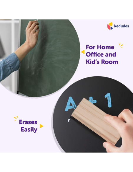 Borrador de Pizarra Kedudes 2 Paquete 12.45 cm Fieltro Premium