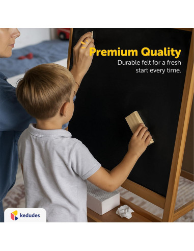 Borrador de Pizarra Kedudes 2 Paquete 12.45 cm Fieltro Premium