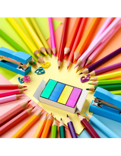 800 Grapas de Color Estándar 24/6mm Qintreesify para Oficina 2