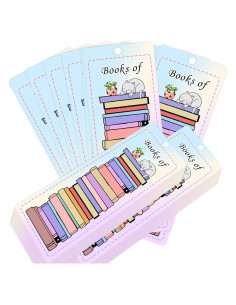 Marcadores de Libros Doble Cara Pop Resin 50 Piezas 20.32 cm