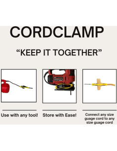 Paquete de 3 Clamps Universales CordClamp para Cables 2