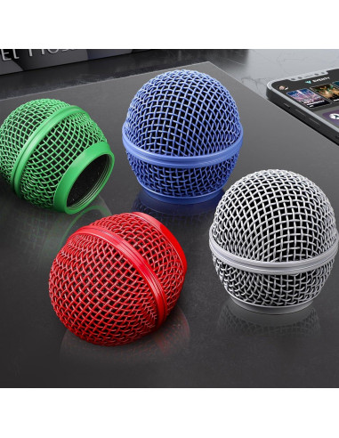 Rejillas de Micrófono Facmogu Beta58A - 4 Piezas Multicolor