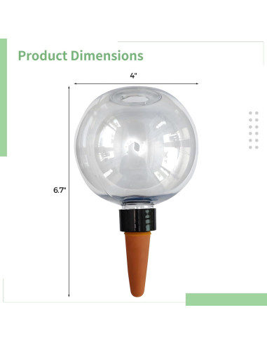 Esferas Autorriego Homaisson 5 Piezas 500ML Cerámica