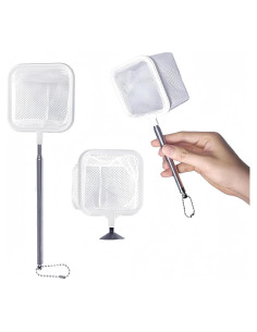 Kit de Limpieza de Acuario BechKCpro - Red Telescópica 24-57 cm