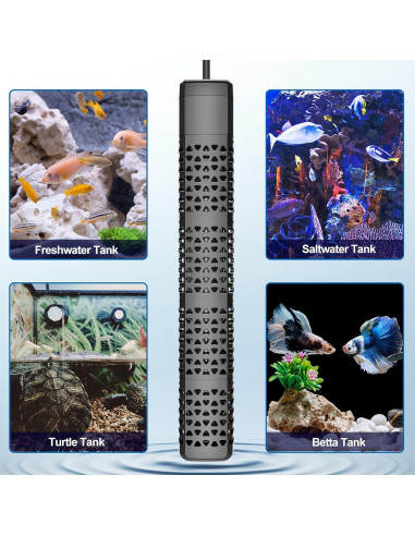 Calentador de Acuario HiTauing 300W para 151-284 Litros